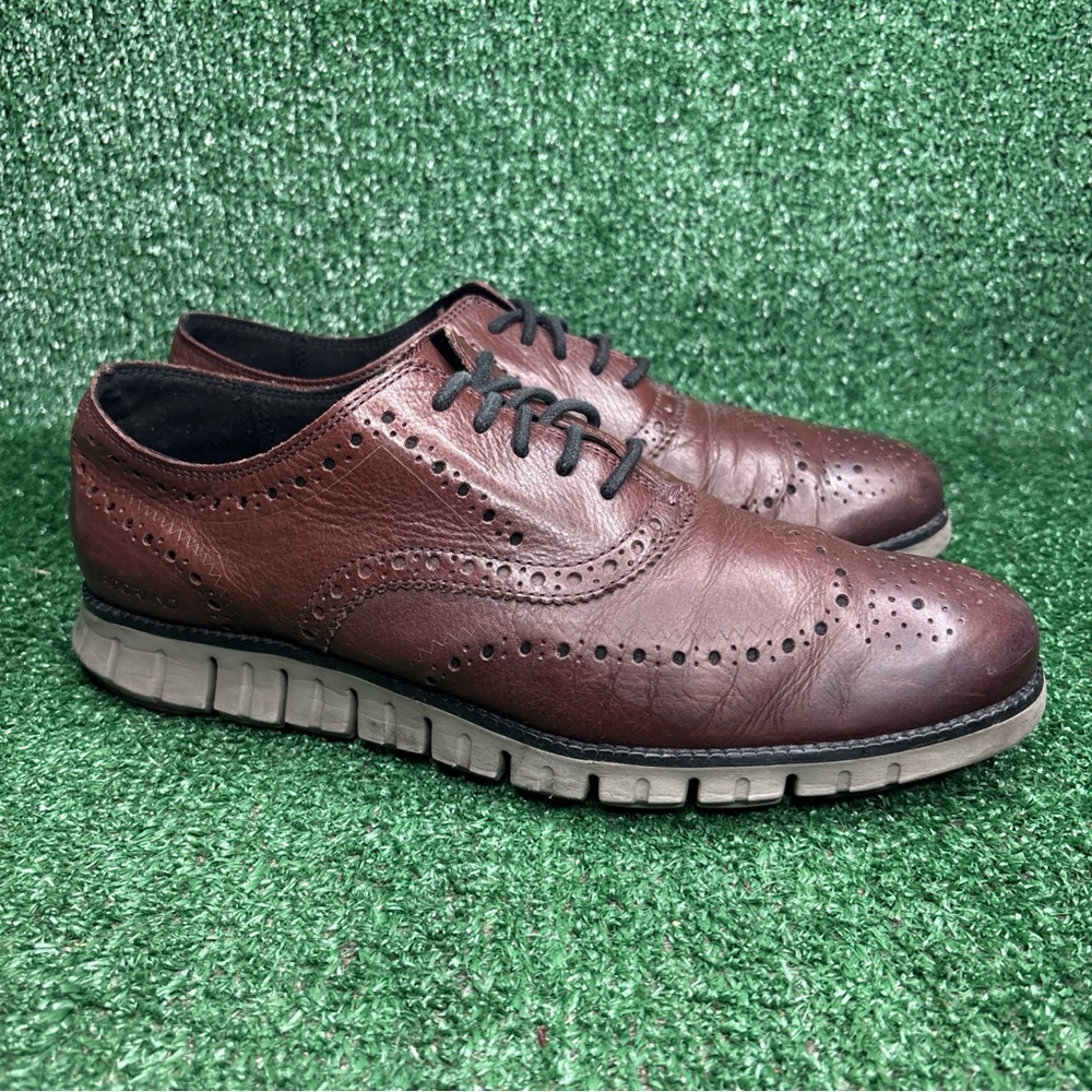 Cole Haan Zerogrand Men’s Size 11 M Chili Leather Oxford Wingtip Dress Shoes